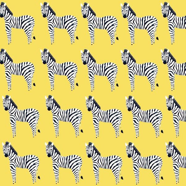 Can you spot the odd one out in 25 seconds? Challenge your visual perception IQ with this zebra series brain trainer!